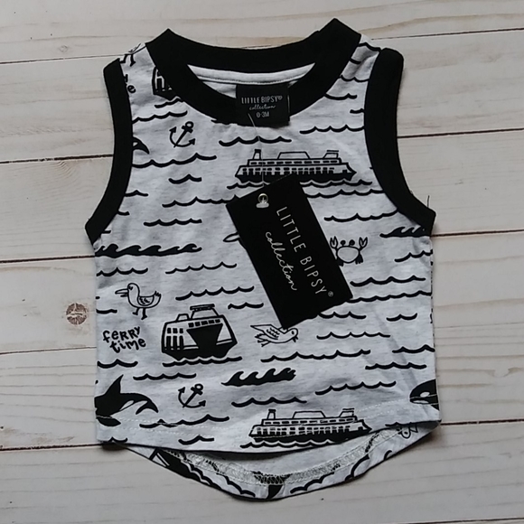 0-3month Little Bipsy tank top - Picture 1 of 3